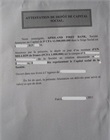 Attestation de dépôt du capital social